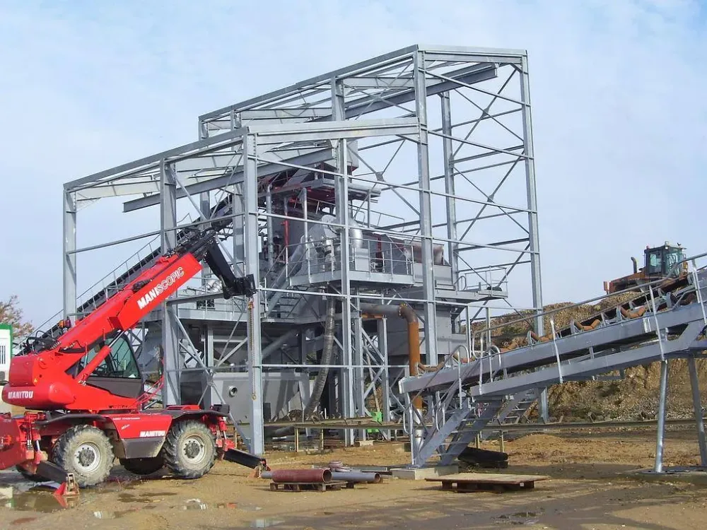 Construction métallique près de Châteaudun